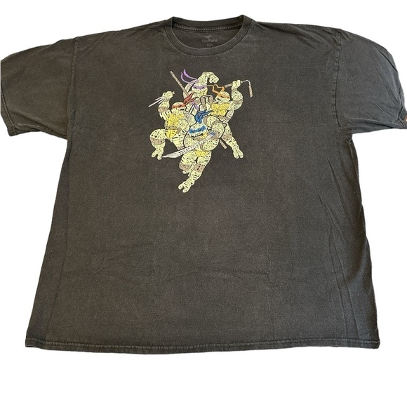 Y2K Mens Tshirt Teenage Mutant Ninja Turtles XXL - Picture 2 of 2